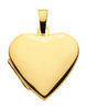 585 Gold Herz Medallion Anhänger 20,7 x 19,9 mm