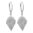 Ohrringe im Blatt Design in 925 Silber