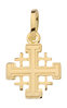 Jerusalem Kreuz Kettenanhänger in 585 Gold