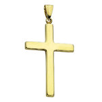 4 cm großes Gold Kreuz als Kettenanhänger