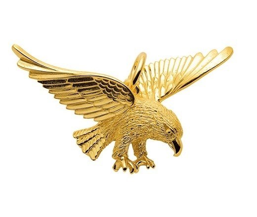 333 Gold "Adler" Kettenanhänger 40,2 x 34,3 mm