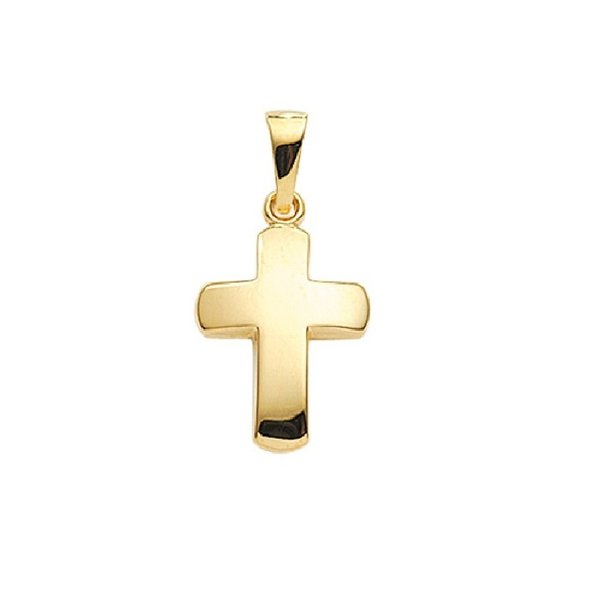 Gold Kreuz in 10,7x13,5 mm Größe