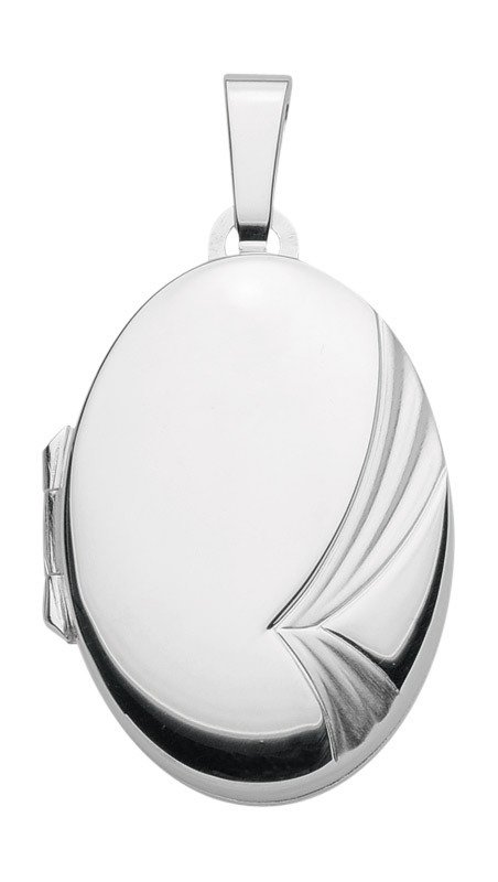 Ovales Silber Medaillon 23,1 mm groß